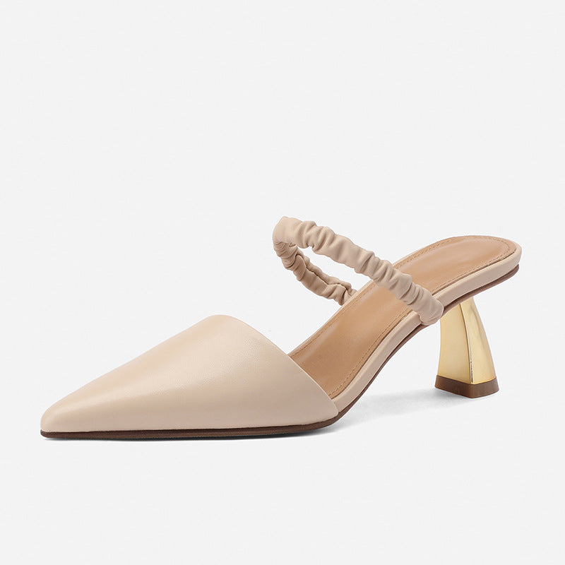 French Retro Toe  Sandals Women Summer With Skirt