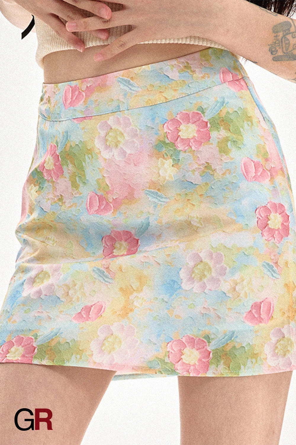 Watercolor Garden A-Line Mini