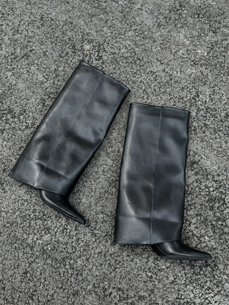 New Pointed High Heel Riding Boots