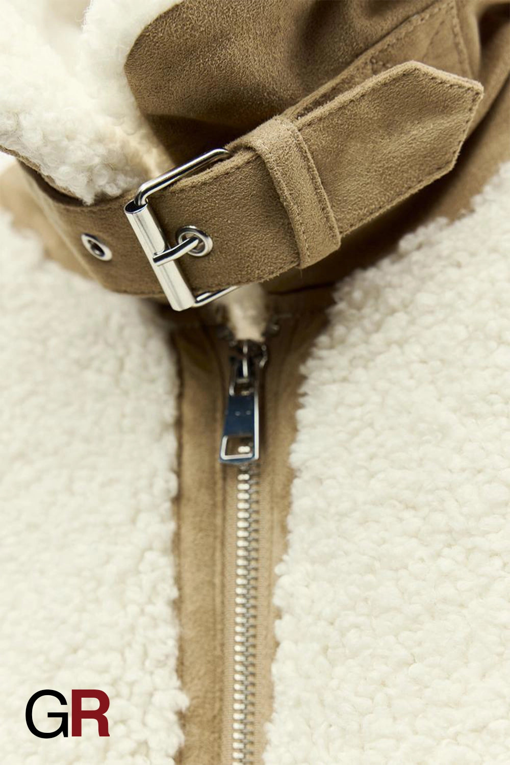 Playful Patchwork Lamb Fur Jacket - GlamoROZ