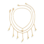 Luxury Cross and Tassel Suite Anklet - GlamoROZ