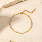 Ladies' Chic Oval Bead Bracelet - GlamoROZ