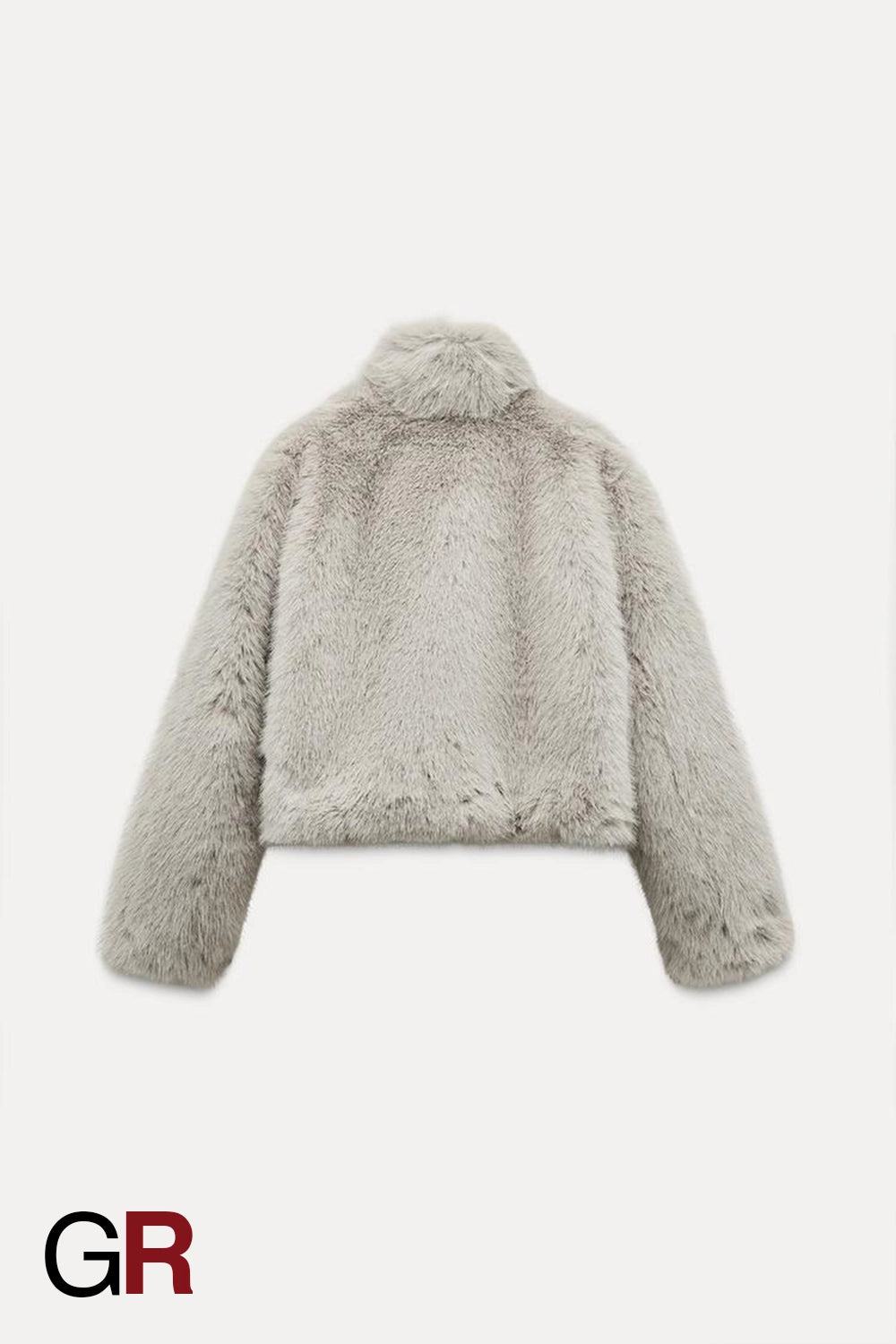 Minimalist Leather and Faux Fur Coat for Women - GlamoROZ
