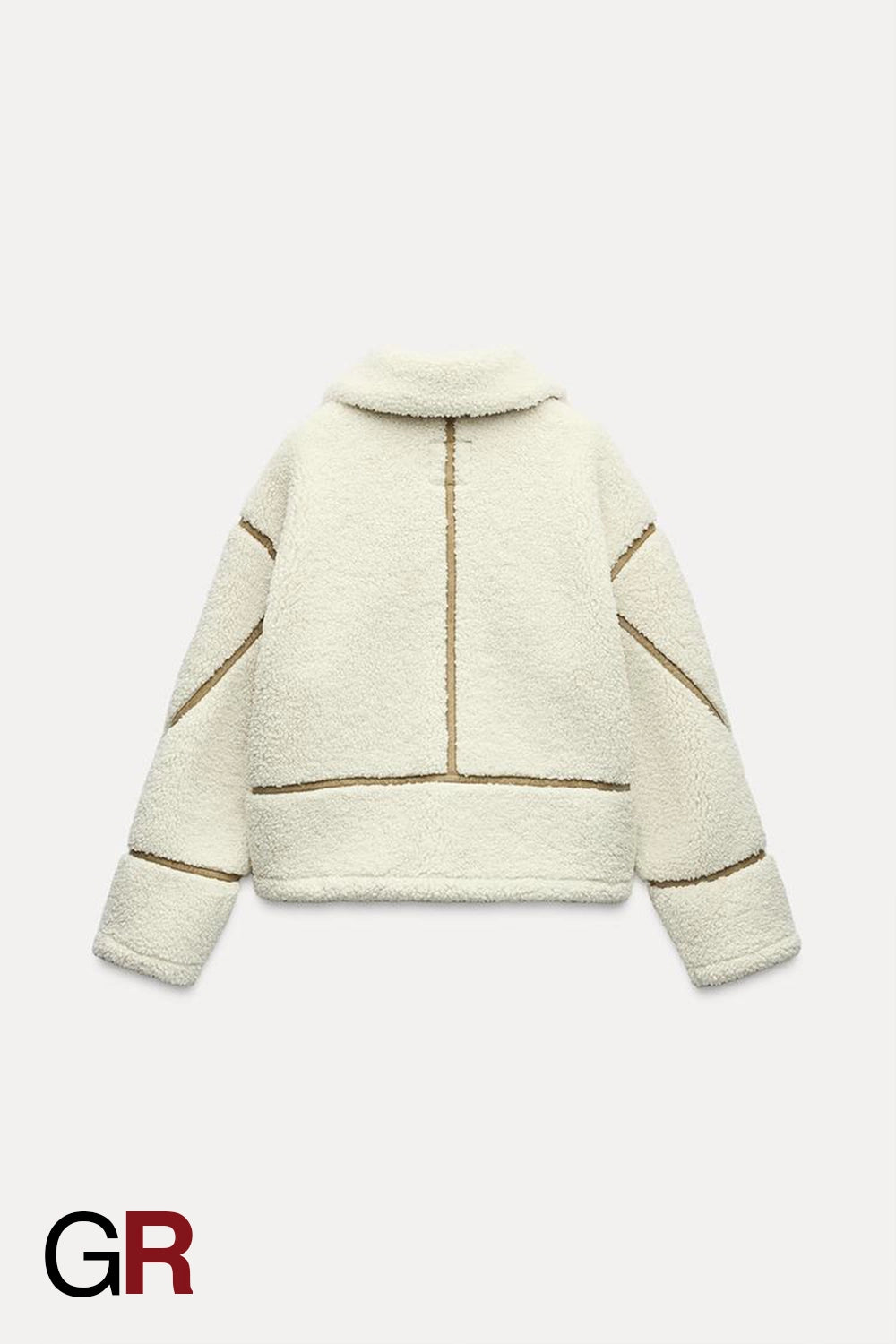 Playful Patchwork Lamb Fur Jacket - GlamoROZ