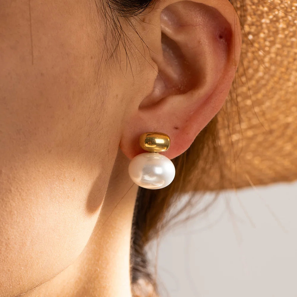 Celestial Pearl Cascade Drops - GlamoROZ
