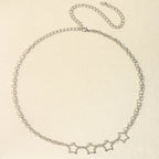 Starry Metal Waist Chain Belt - GlamoROZ