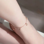 Ancient-Inspired Clover Bell Anklet - GlamoROZ