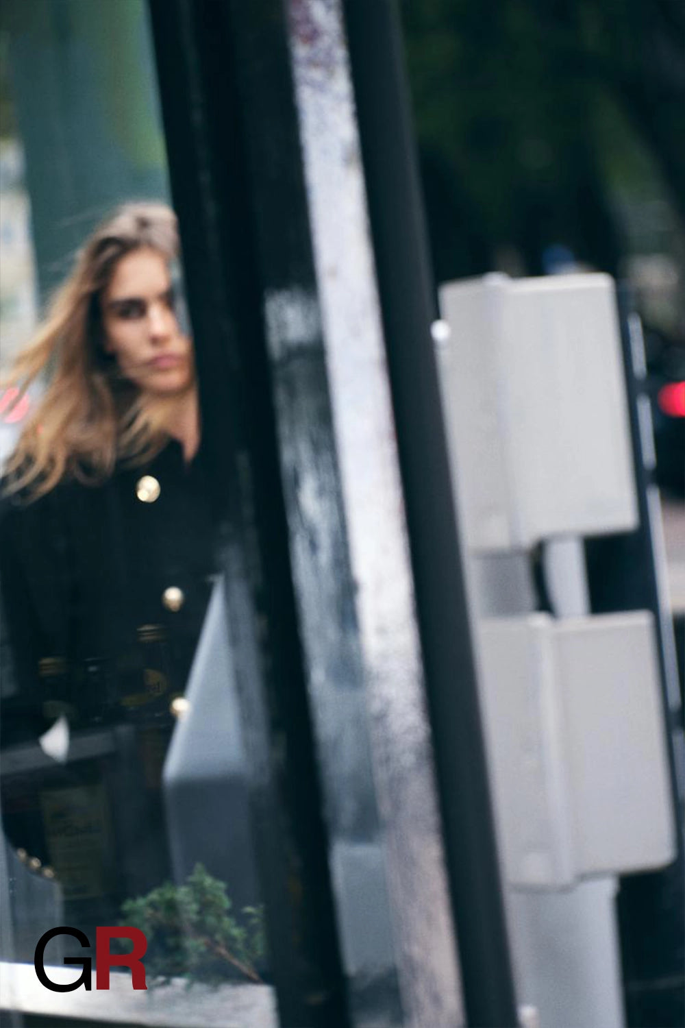 Timeless Double-Breasted Blended black Coat for Women - GlamoROZ