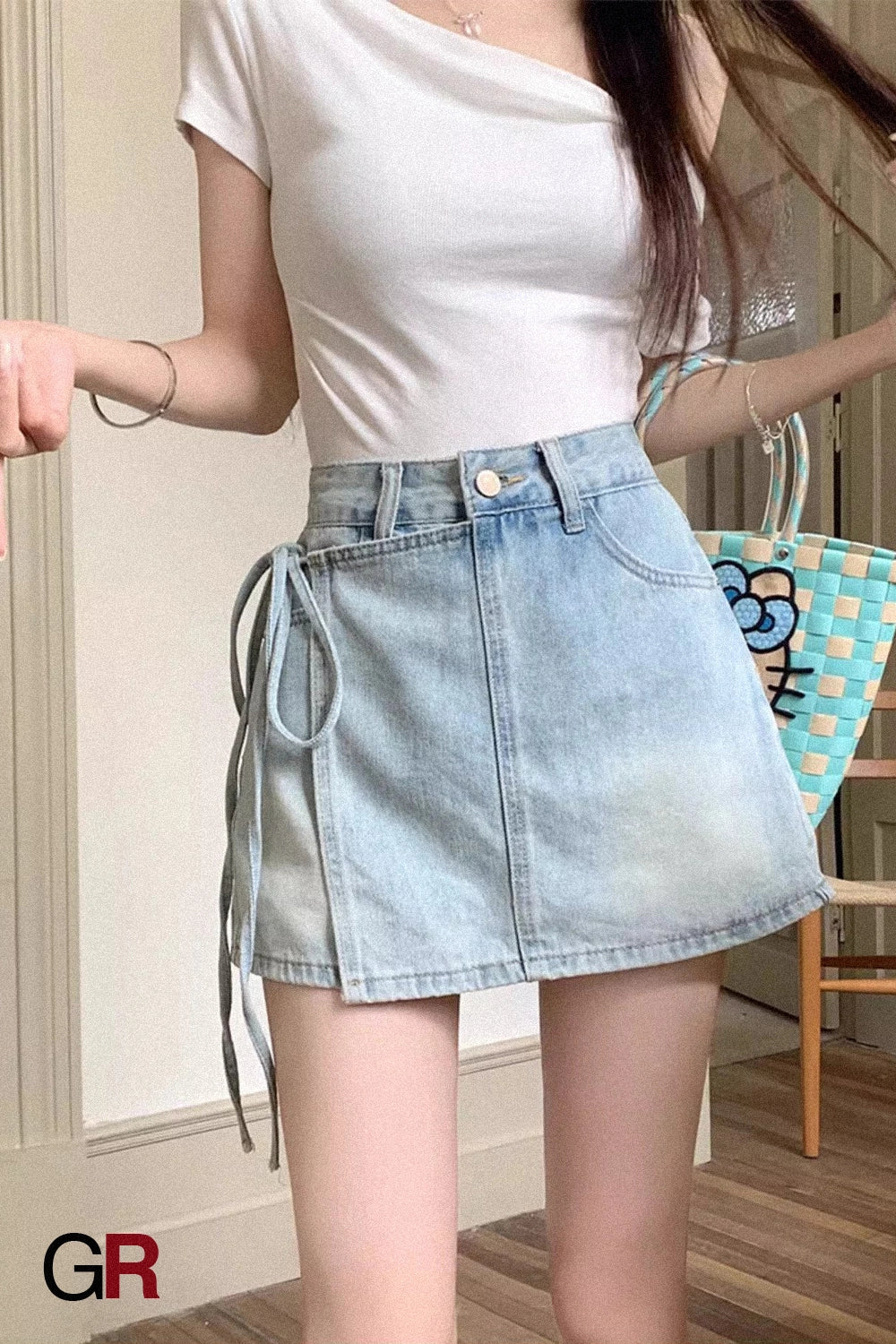 Ivory Court Pleat Skort