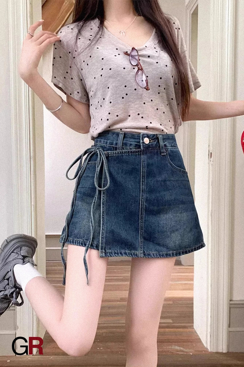 Ivory Court Pleat Skort