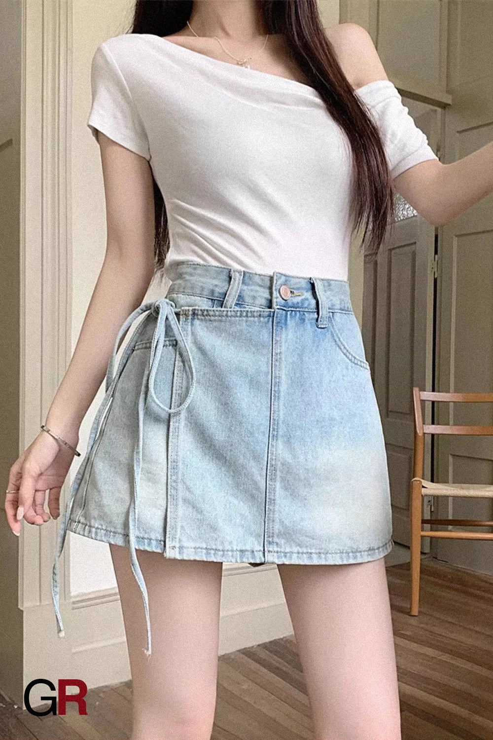 Ivory Court Pleat Skort