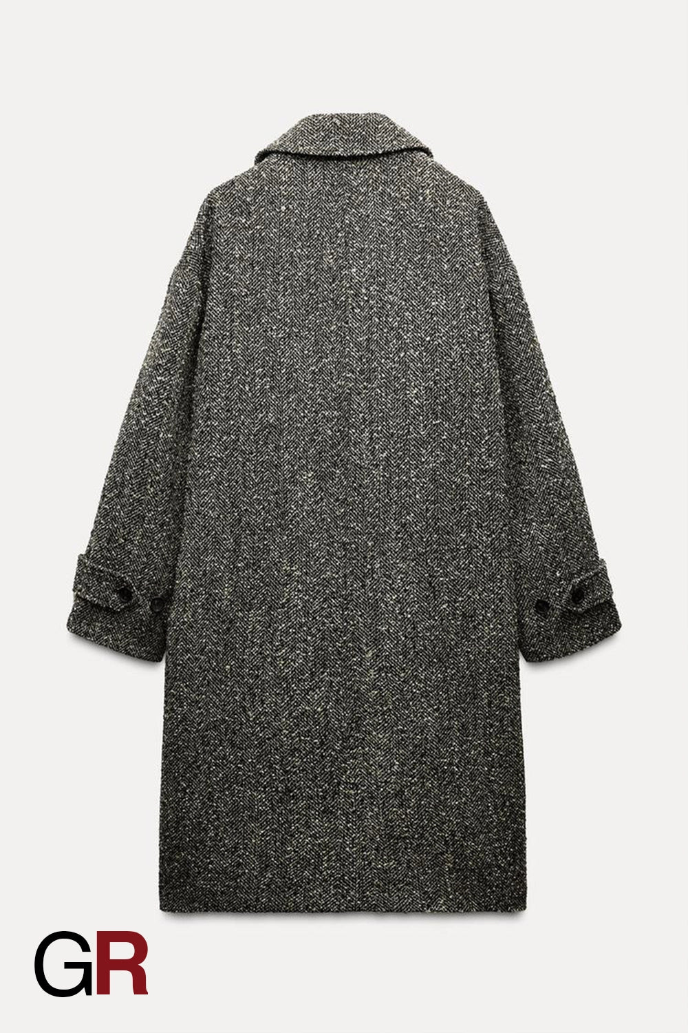 Refined Serrated Twill Mid-Length Overcoat - GlamoROZ