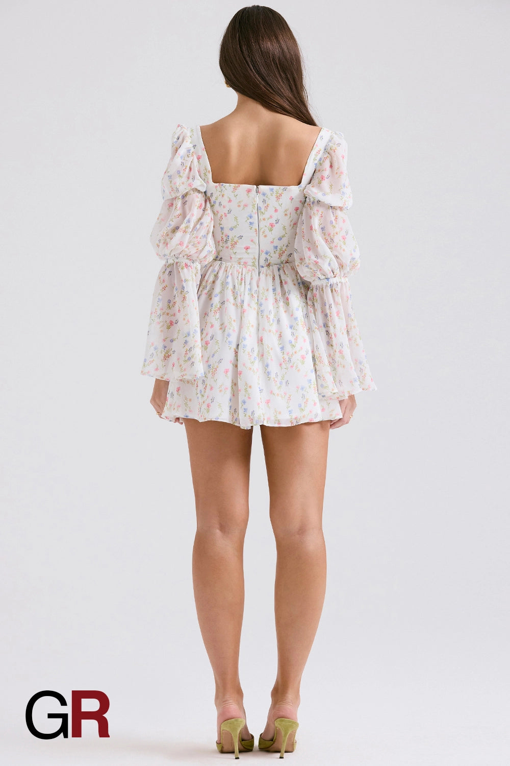Enchanted Lotus Knot Long Sleeve Dress - GlamoROZ