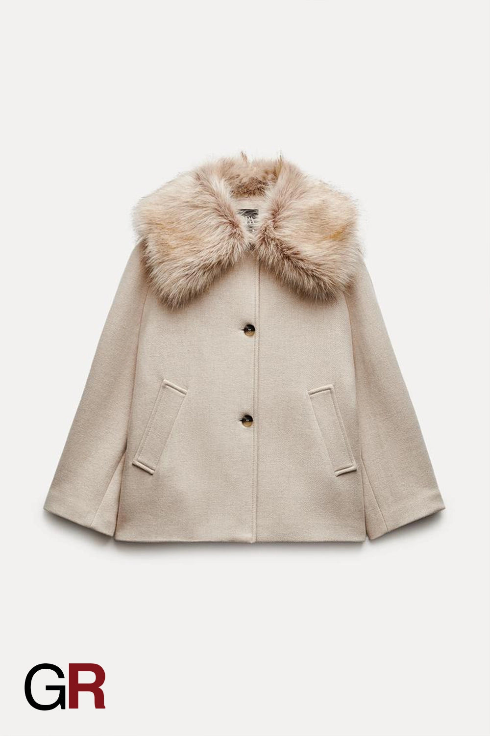 Regal Lapel Slim-Fit Wool Coat - GlamoROZ