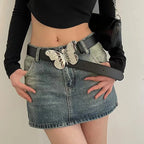 Vintage Butterfly Waist Belt - GlamoROZ