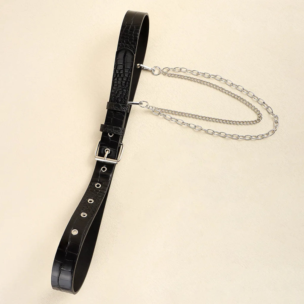 Luxe Hip-Hop Pants Chain Belt - GlamoROZ