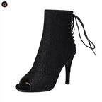Stiletto Heel Ankle Boots Jazz Jazz Shoes