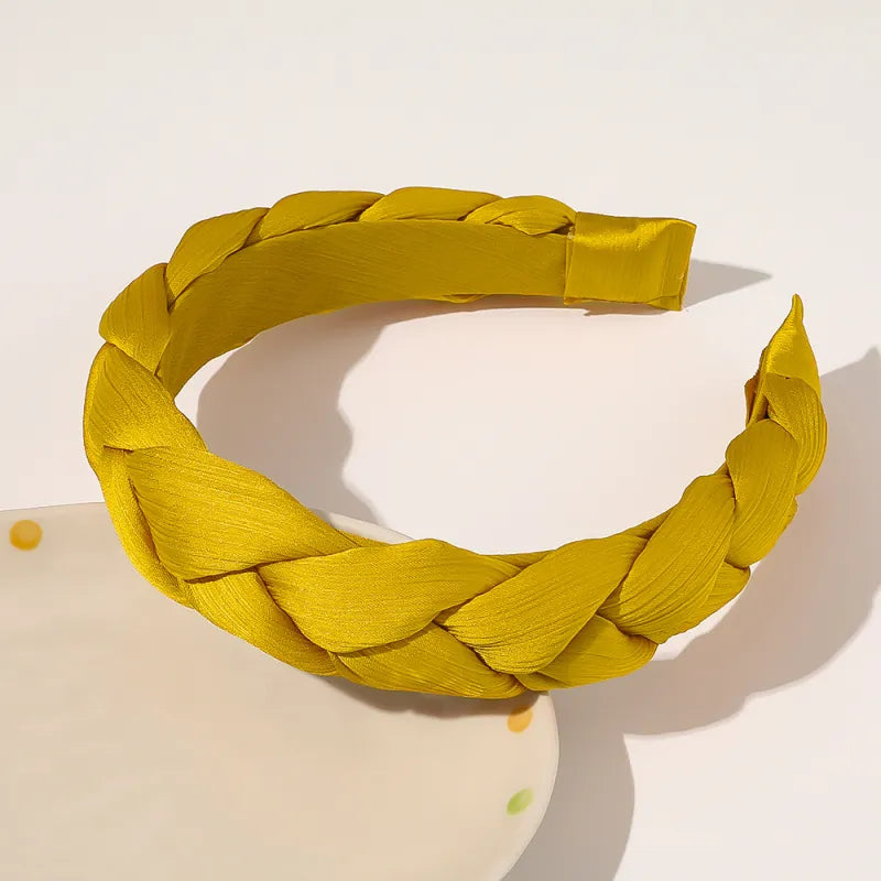 Silken Cross Luxe Headband - GlamoROZ
