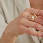 Pearl Chic Ring - GlamoROZ
