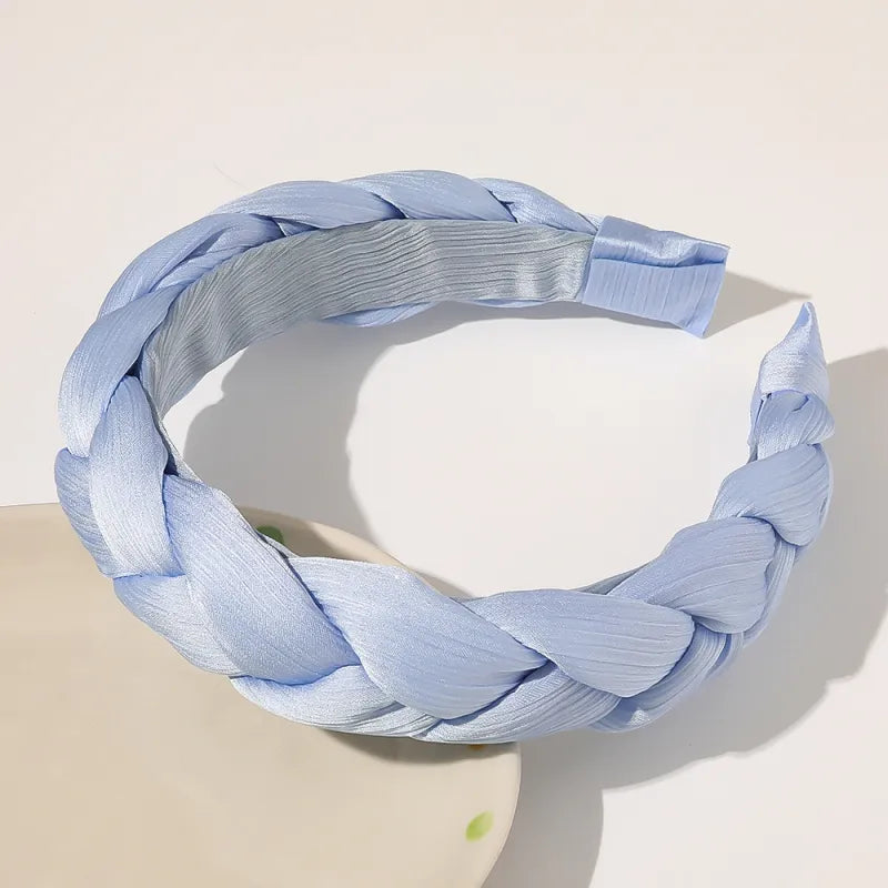Silken Cross Luxe Headband - GlamoROZ