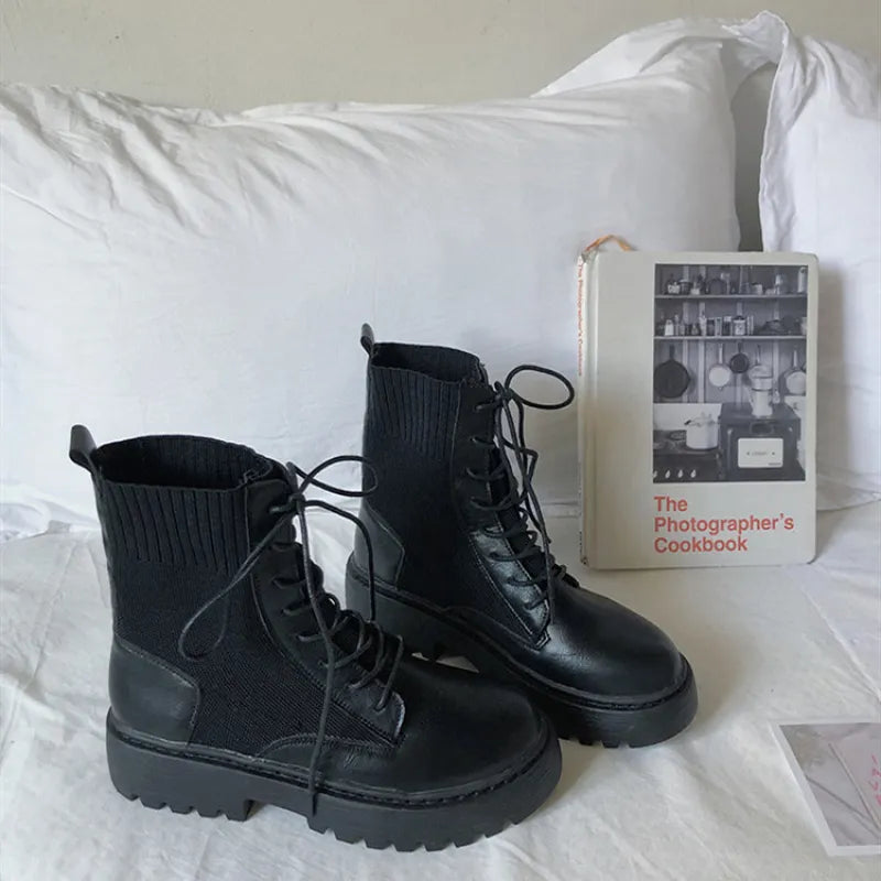 Femme Fatale Martin Boots - GlamoROZ