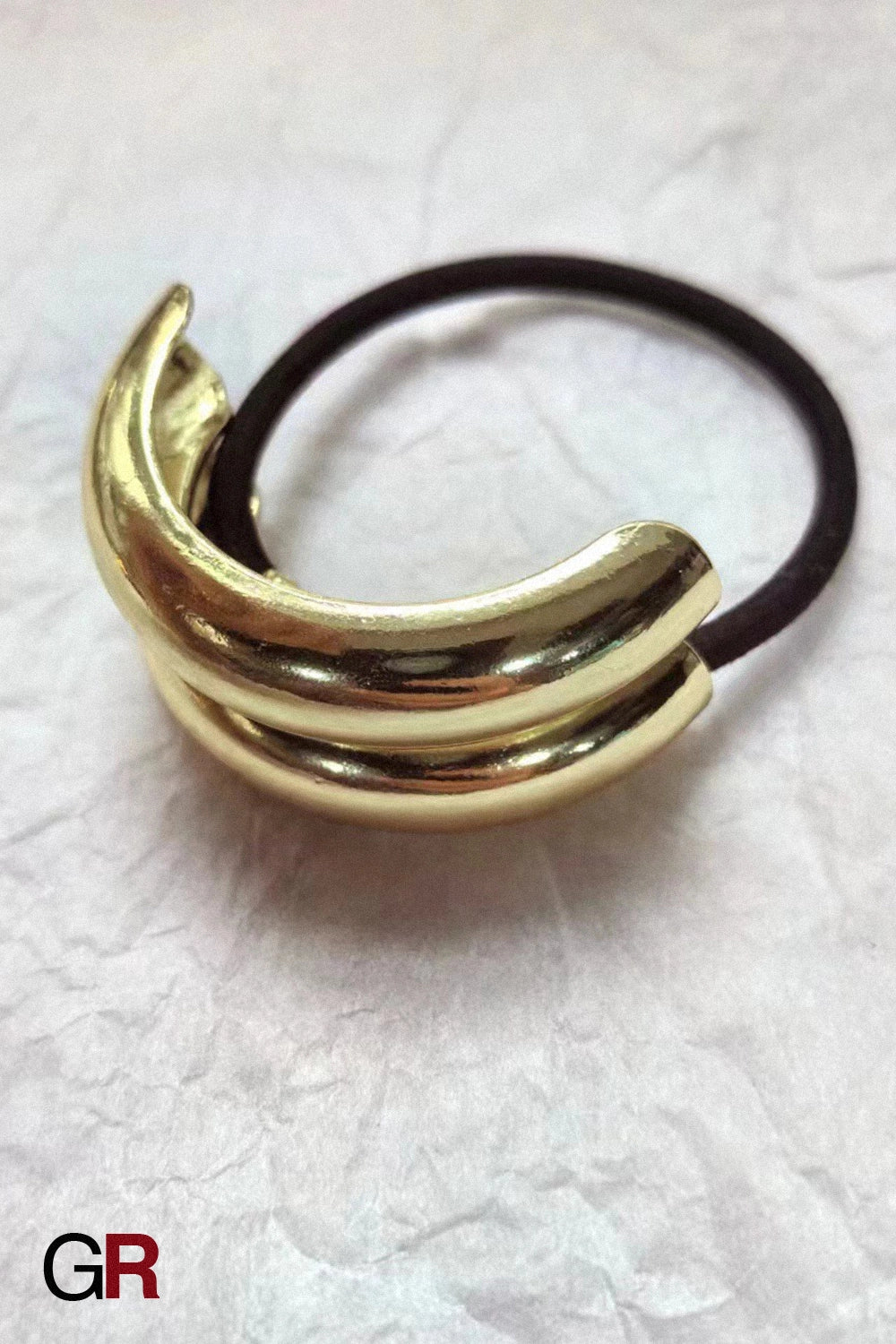 Aurélienne Sculpted Gold Hair Cuffs