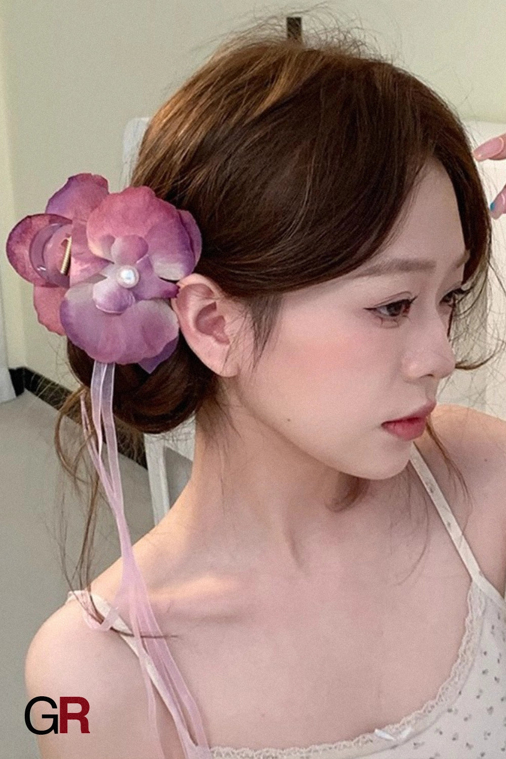 Fleurine Tulle Bloom Hair Clip
