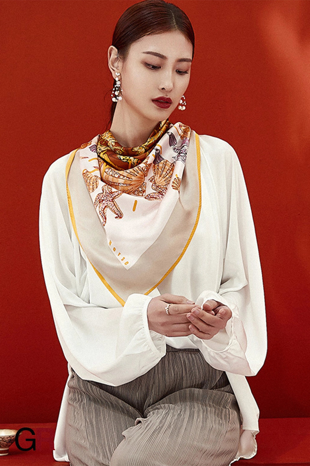 Marina Éclat Silk Scarf