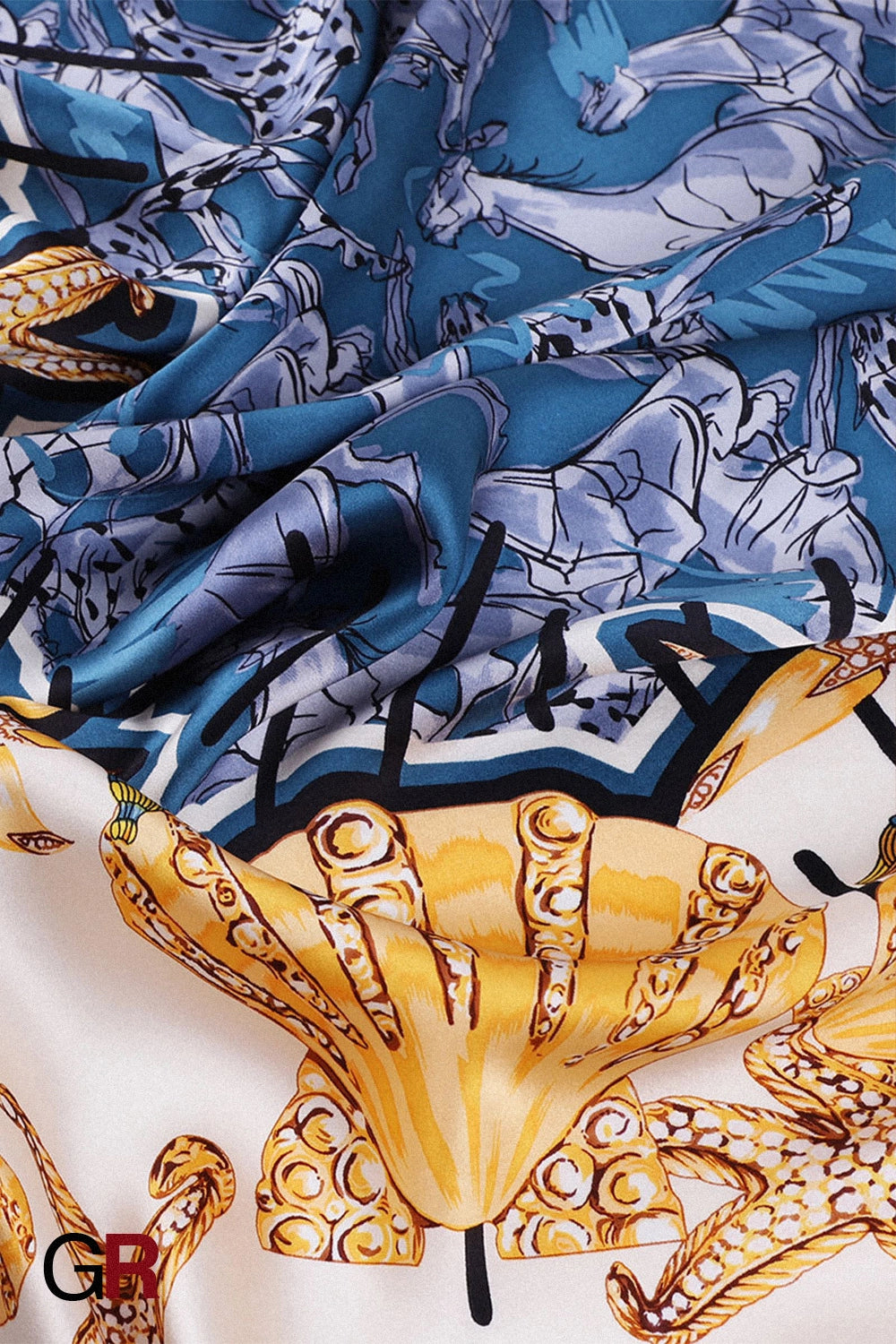 Marina Éclat Silk Scarf