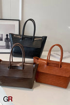 New Stone Pattern Large Capacity Handbag