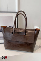 New Stone Pattern Large Capacity Handbag