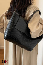 New Stone Pattern Large Capacity Handbag
