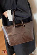 New Stone Pattern Large Capacity Handbag