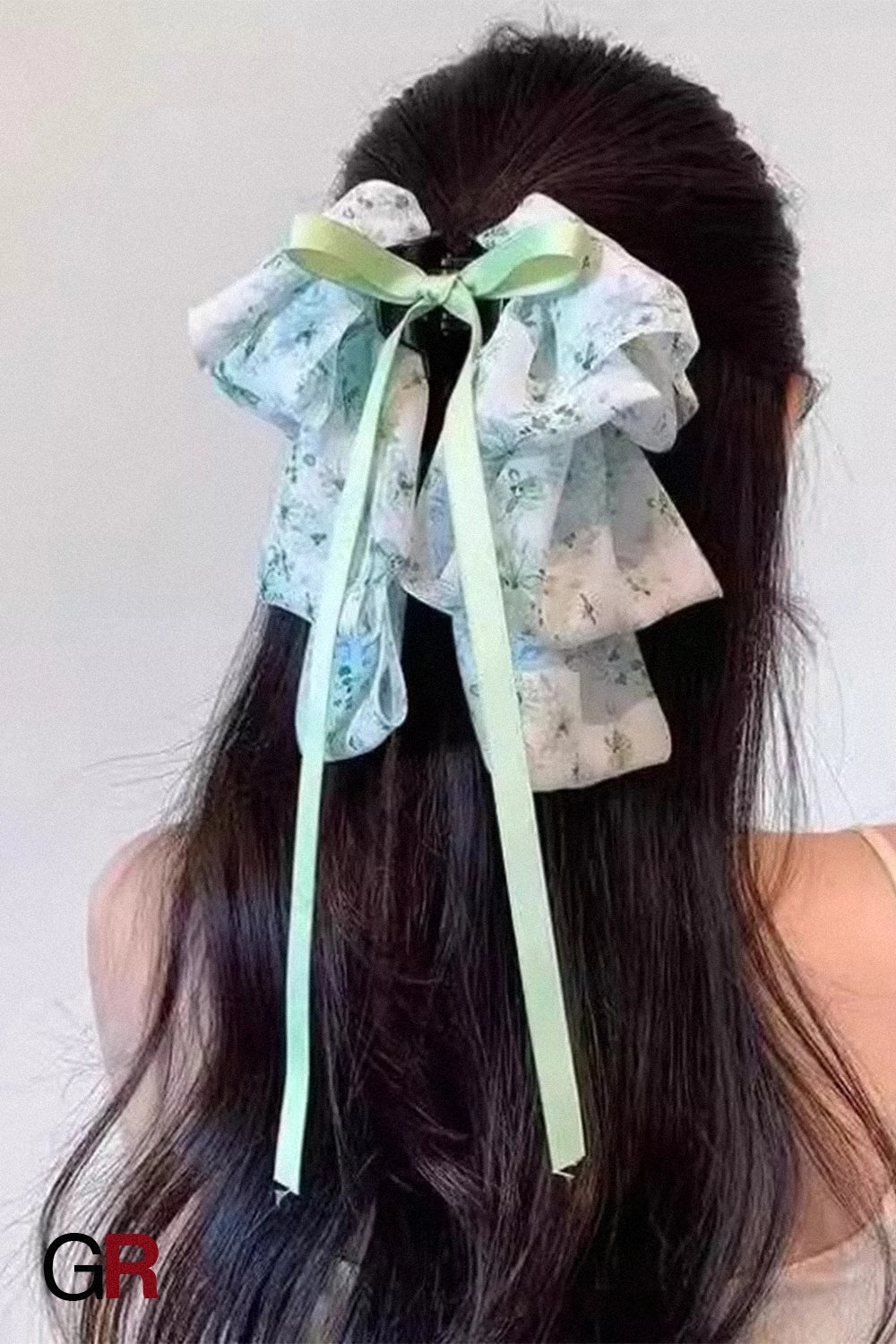 Celestine Ribbon Bow Clip