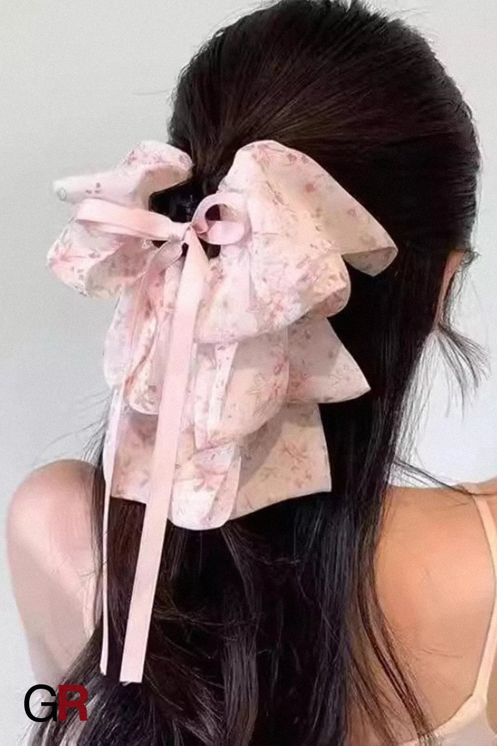 Celestine Ribbon Bow Clip