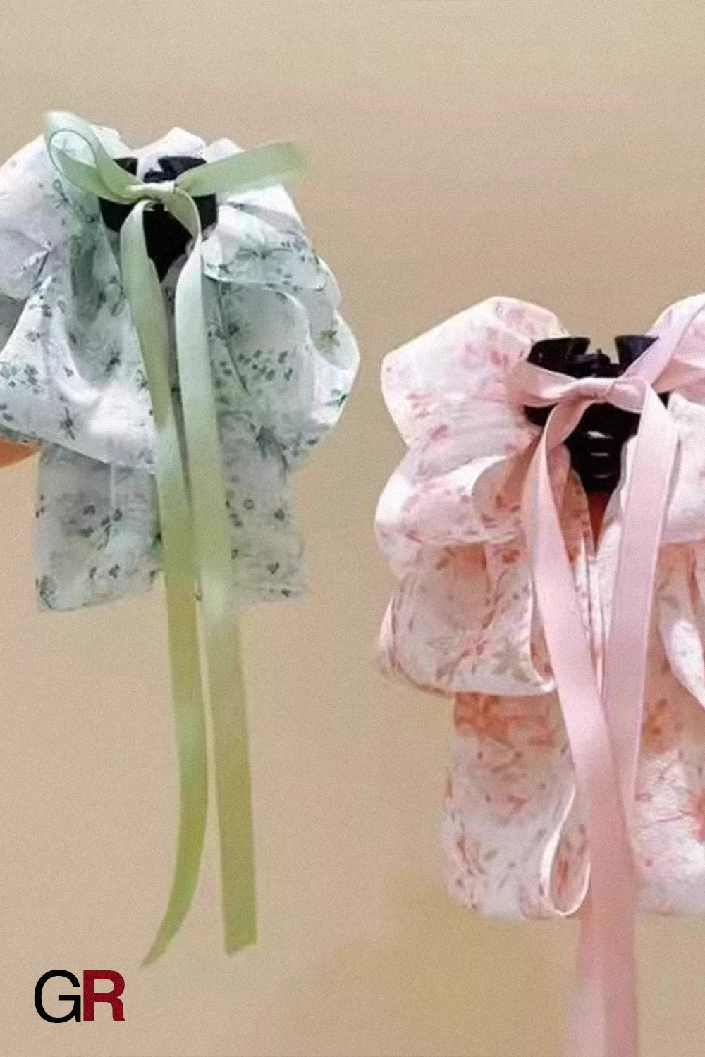 Celestine Ribbon Bow Clip