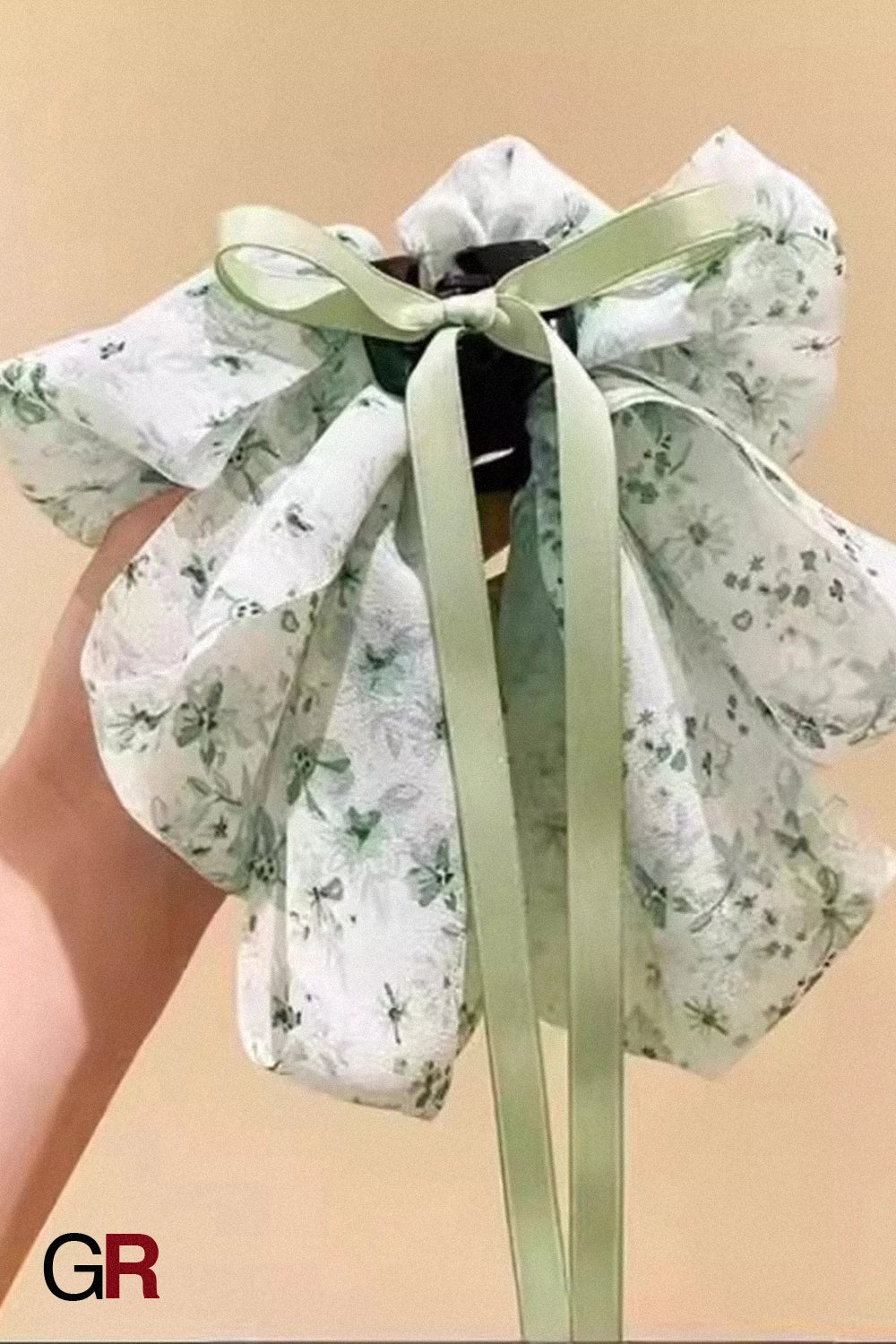 Celestine Ribbon Bow Clip