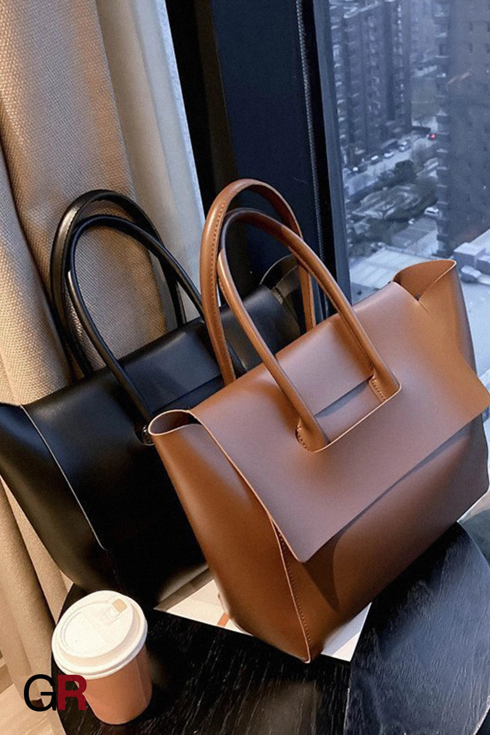 Fashion Women Shoulder Bags Large Capacity Handbags Simple Retro Tote Bags Solid Color Famous Brand High Quality Bags