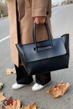 Fashion Women Shoulder Bags Large Capacity Handbags Simple Retro Tote Bags Solid Color Famous Brand High Quality Bags