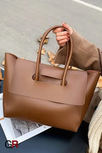Fashion Women Shoulder Bags Large Capacity Handbags Simple Retro Tote Bags Solid Color Famous Brand High Quality Bags