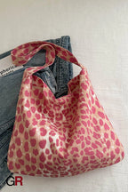 Simple Large Capacity Urban Fashion Leopard Print Shoulder Messenger Bag