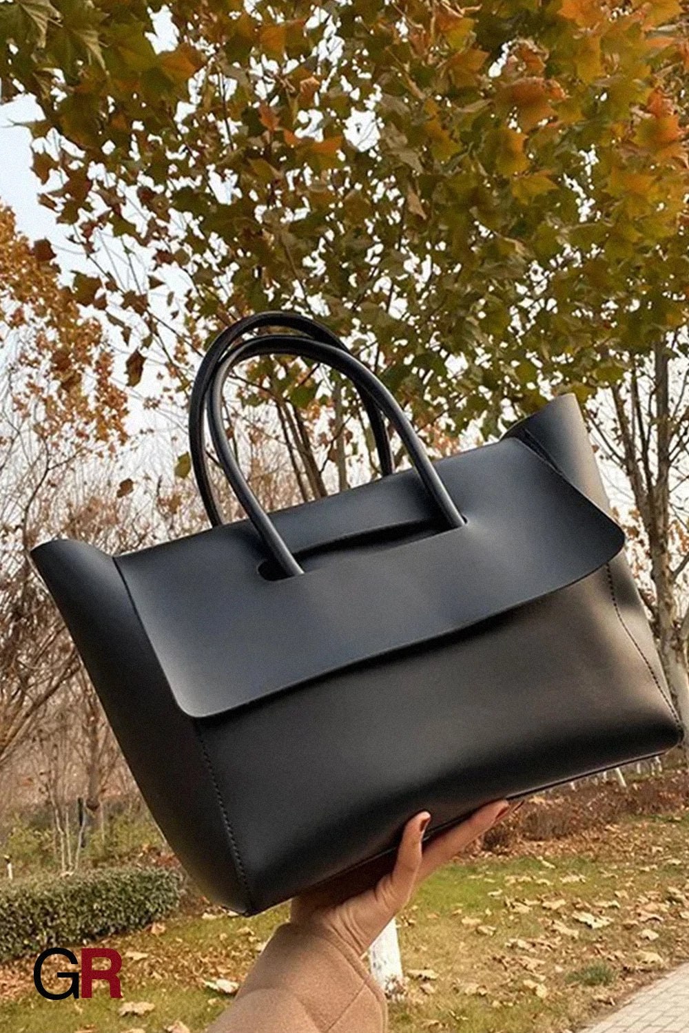 Fashion Women Shoulder Bags Large Capacity Handbags Simple Retro Tote Bags Solid Color Famous Brand High Quality Bags