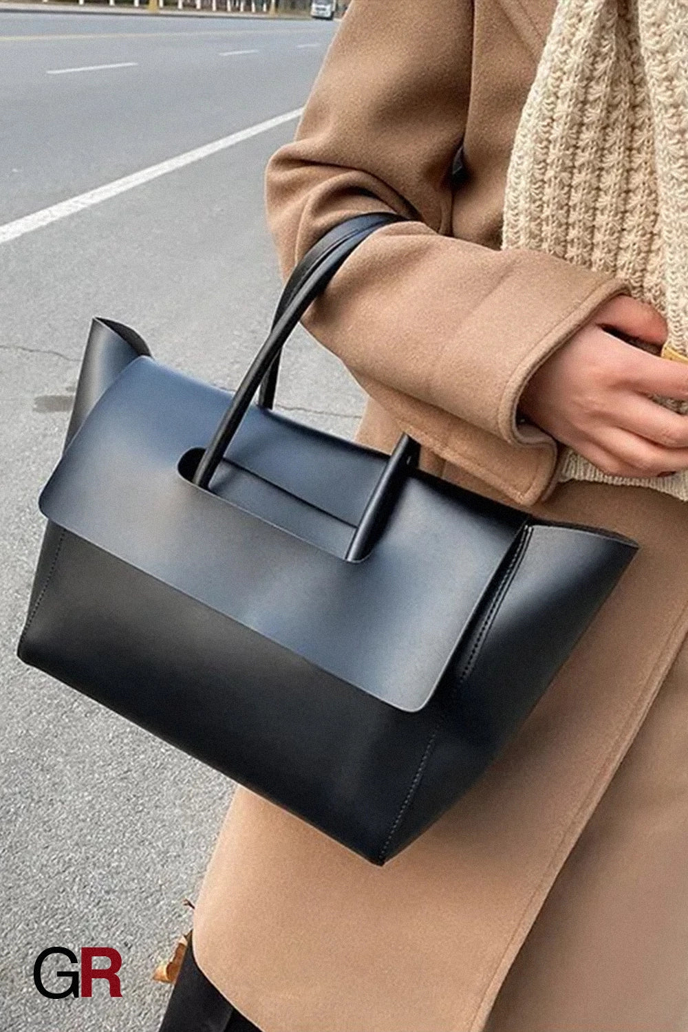 Fashion Women Shoulder Bags Large Capacity Handbags Simple Retro Tote Bags Solid Color Famous Brand High Quality Bags