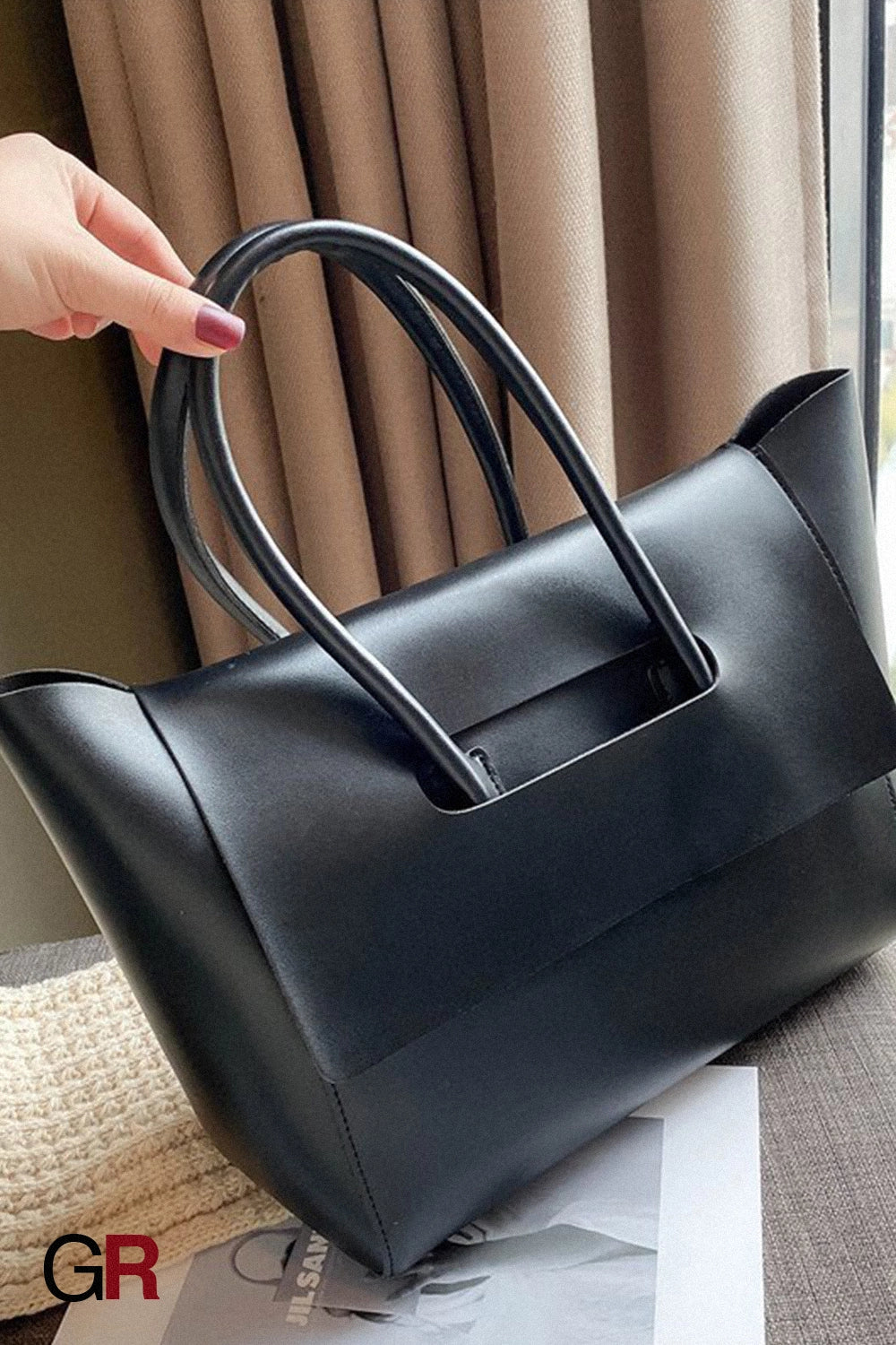 Fashion Women Shoulder Bags Large Capacity Handbags Simple Retro Tote Bags Solid Color Famous Brand High Quality Bags