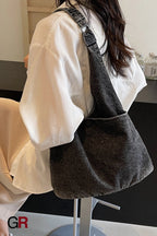 Casual Large Capacity Denim Shoulder Tote Bag