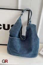 Casual Large Capacity Denim Shoulder Tote Bag
