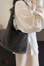Casual Large Capacity Denim Shoulder Tote Bag