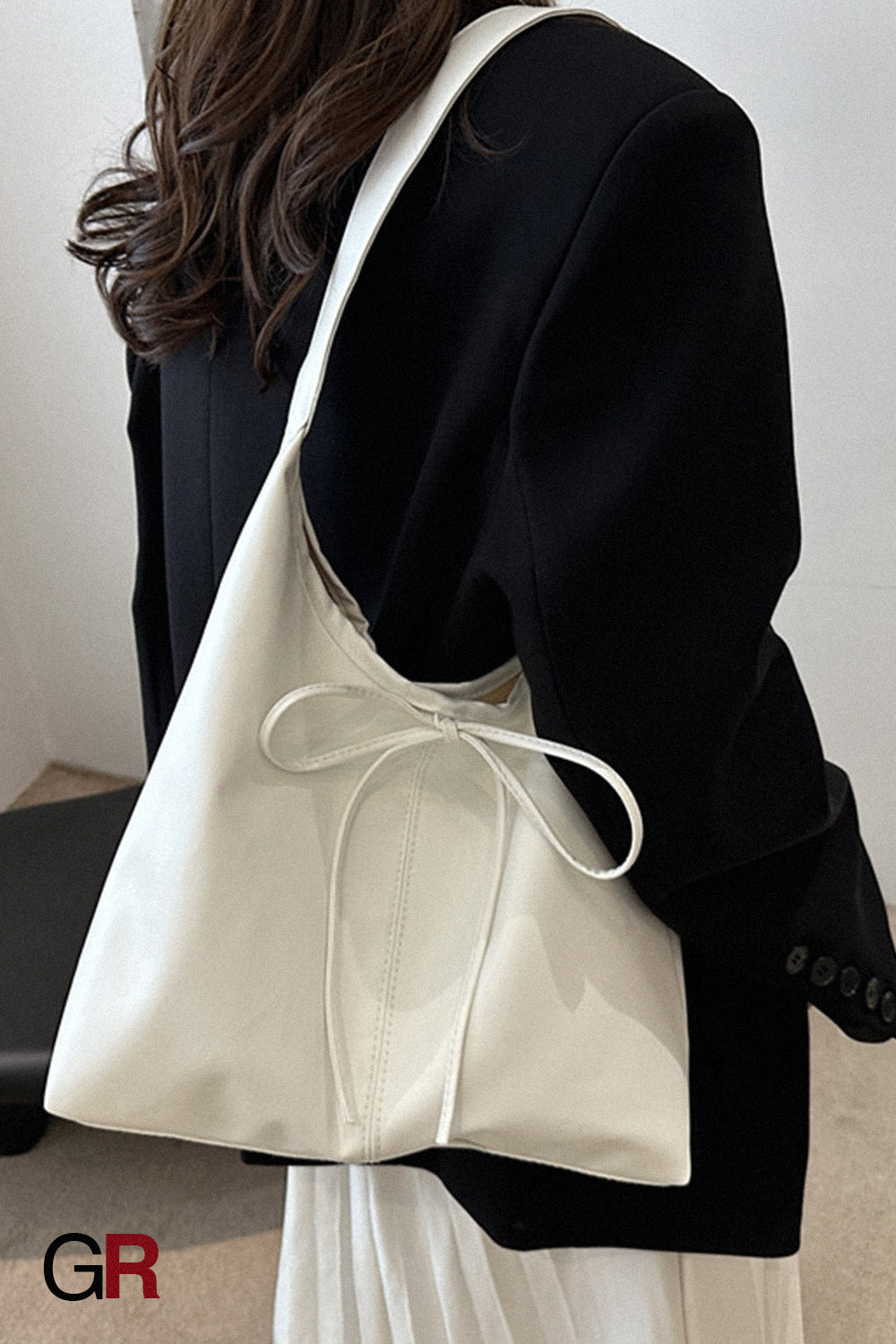 Fashionable Stylish Shoulder Texture Large Capacity Niche Design Bag