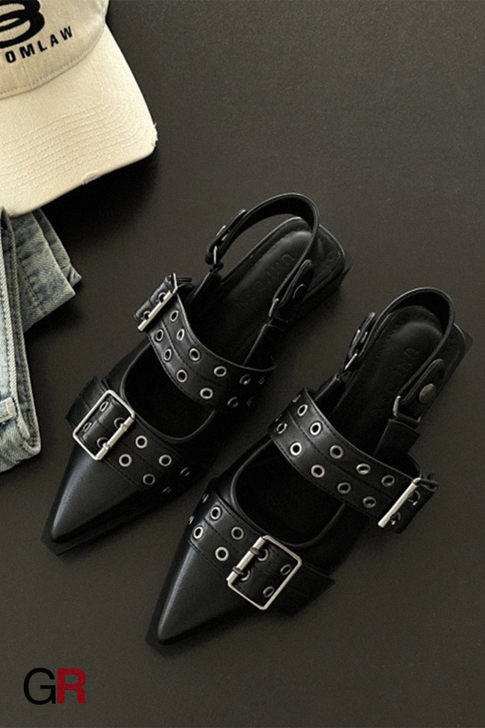 Varenne Studded Flats
