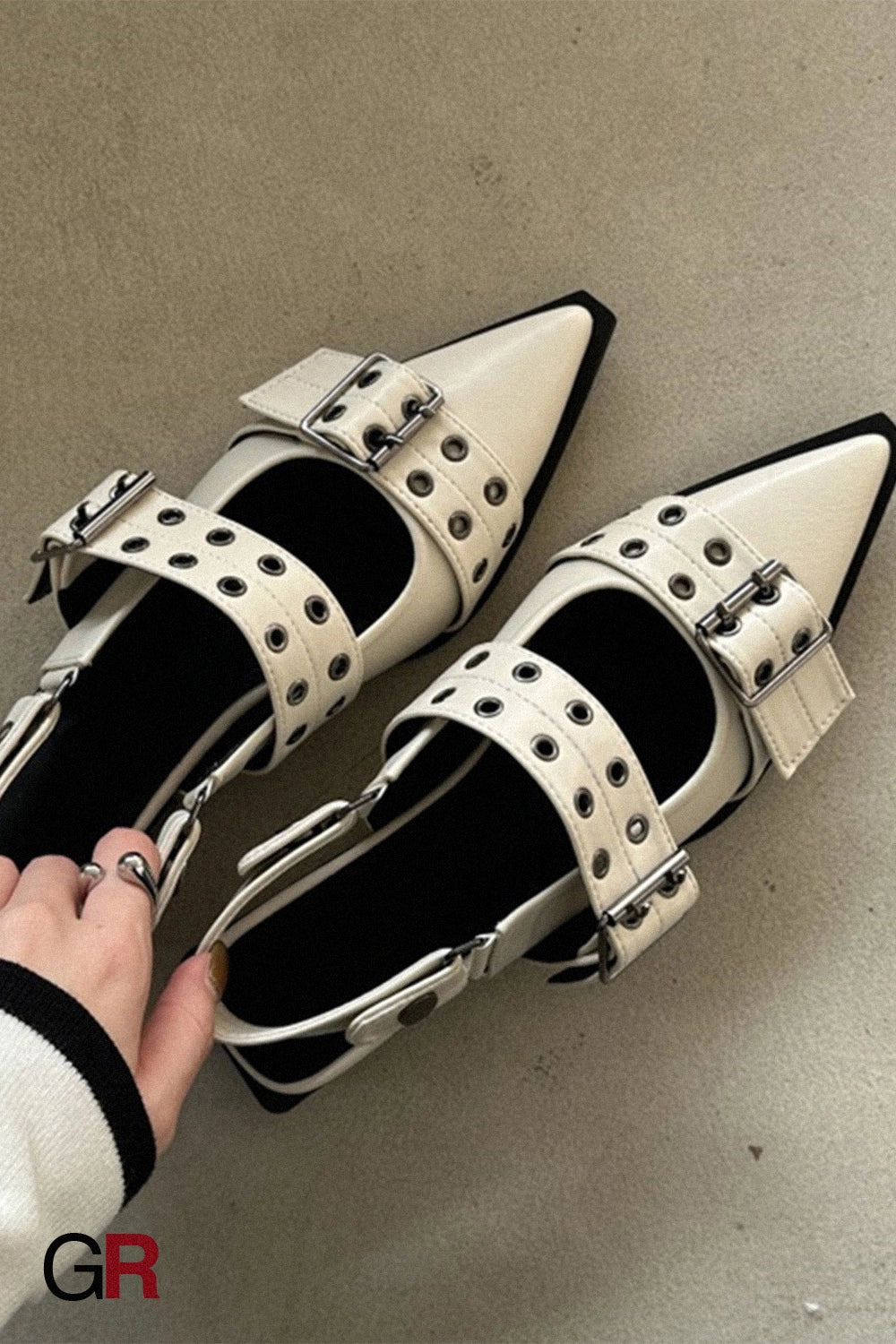 Varenne Studded Flats
